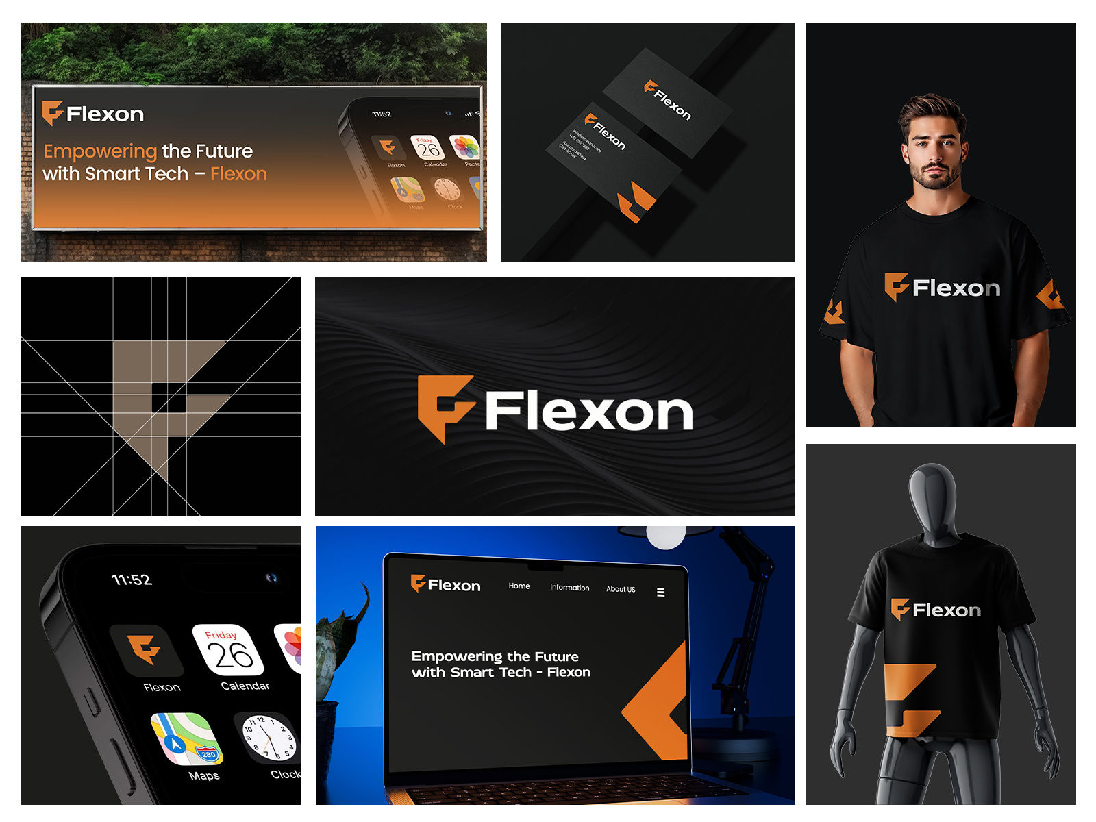 Flexon — Modern Tech Brand Identity Logo app logo brand identity branding creative logo digital brand futuristic design lettermark logo logo design logo mark minimal logo modern logo premium logo saas branding startup branding tech branding tech logo ui branding visual identity