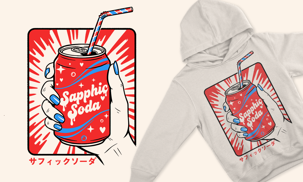 Example of Custom Streetwear T Shirt Graphic Design