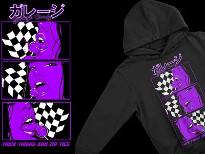Garage Candy — Sweet, Loud, Unapologetic apparel design brand design branding clothing brand design graphic design illustration merch design photoshop retro sreetwear streetwear design t shirt design vintage