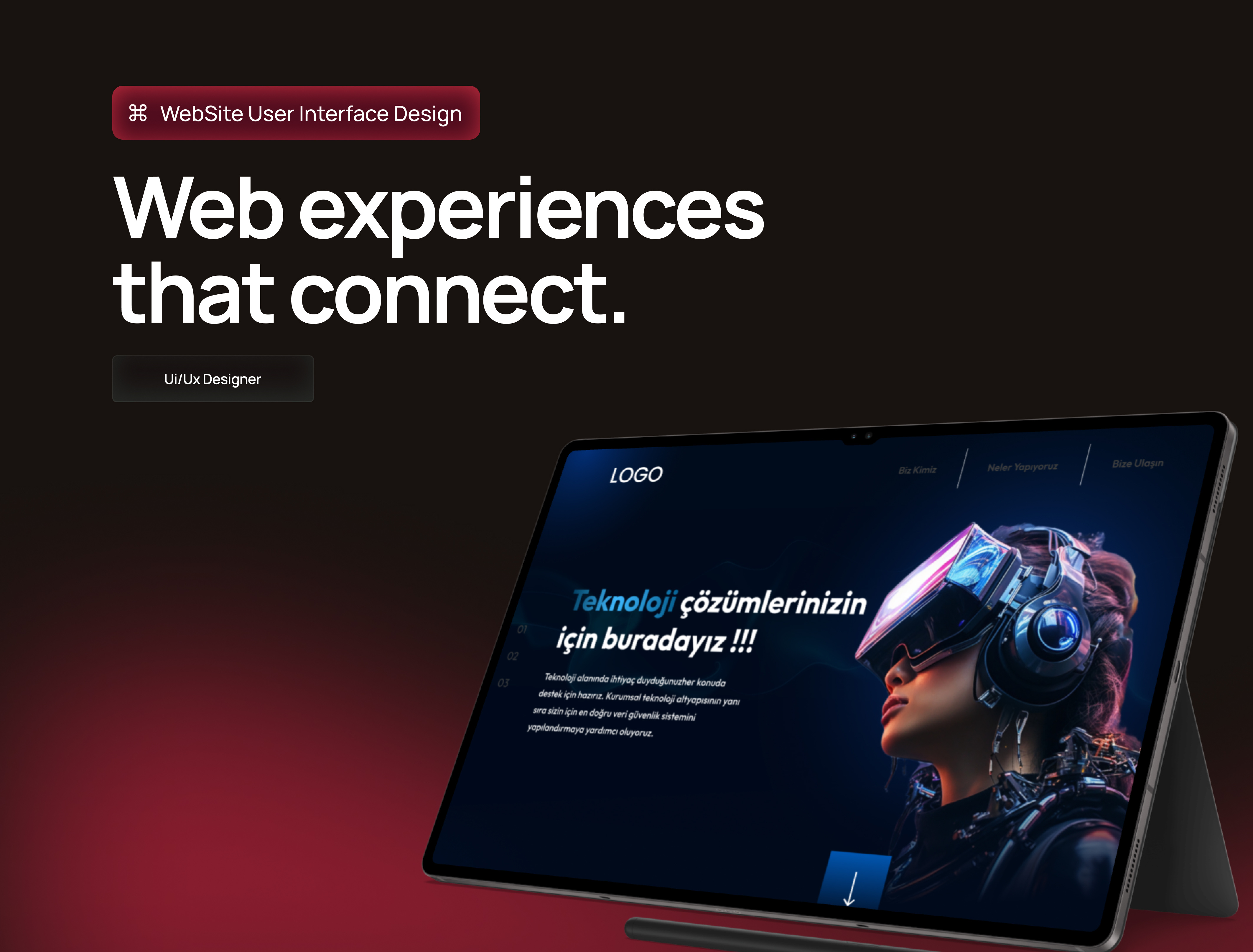 Web Site Ui Design ai figma motion graphics technology ui userinterface ux