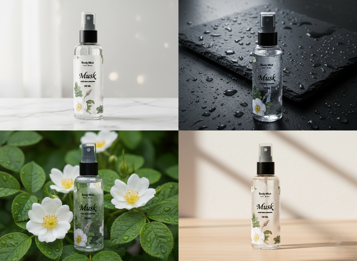 Sticker Body Mist Design