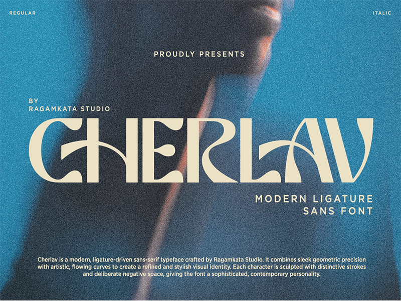 Cherlav – Modern Ligature Font bold branding creative design editorial elegant font fonts graphic design luxury minimal modern premium serif typography visual