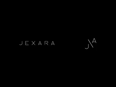 JEXARA — Minimal Luxury Lingerie Logo Design black and white logo brand identity clean design fashion logo feminine branding ladies underwear lingerie logo logo design luxury branding minimal logo modern logo typography logo women fashion branding