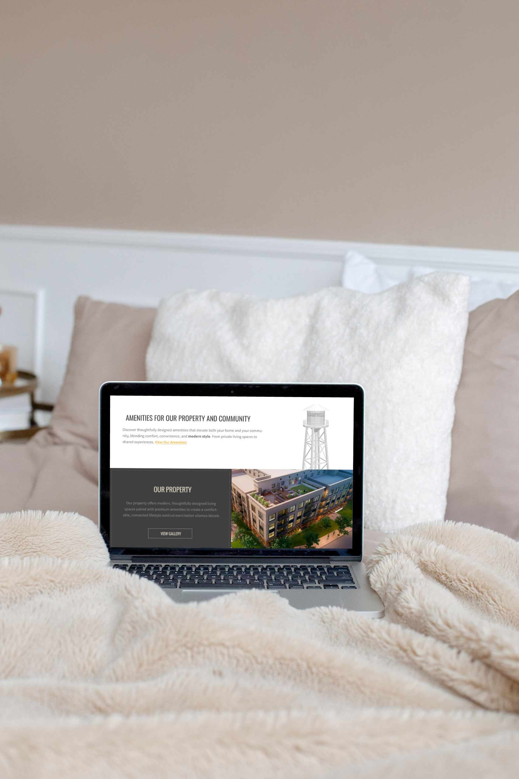 Apartments / Community Website apartments design community design graphic design multi housing website design