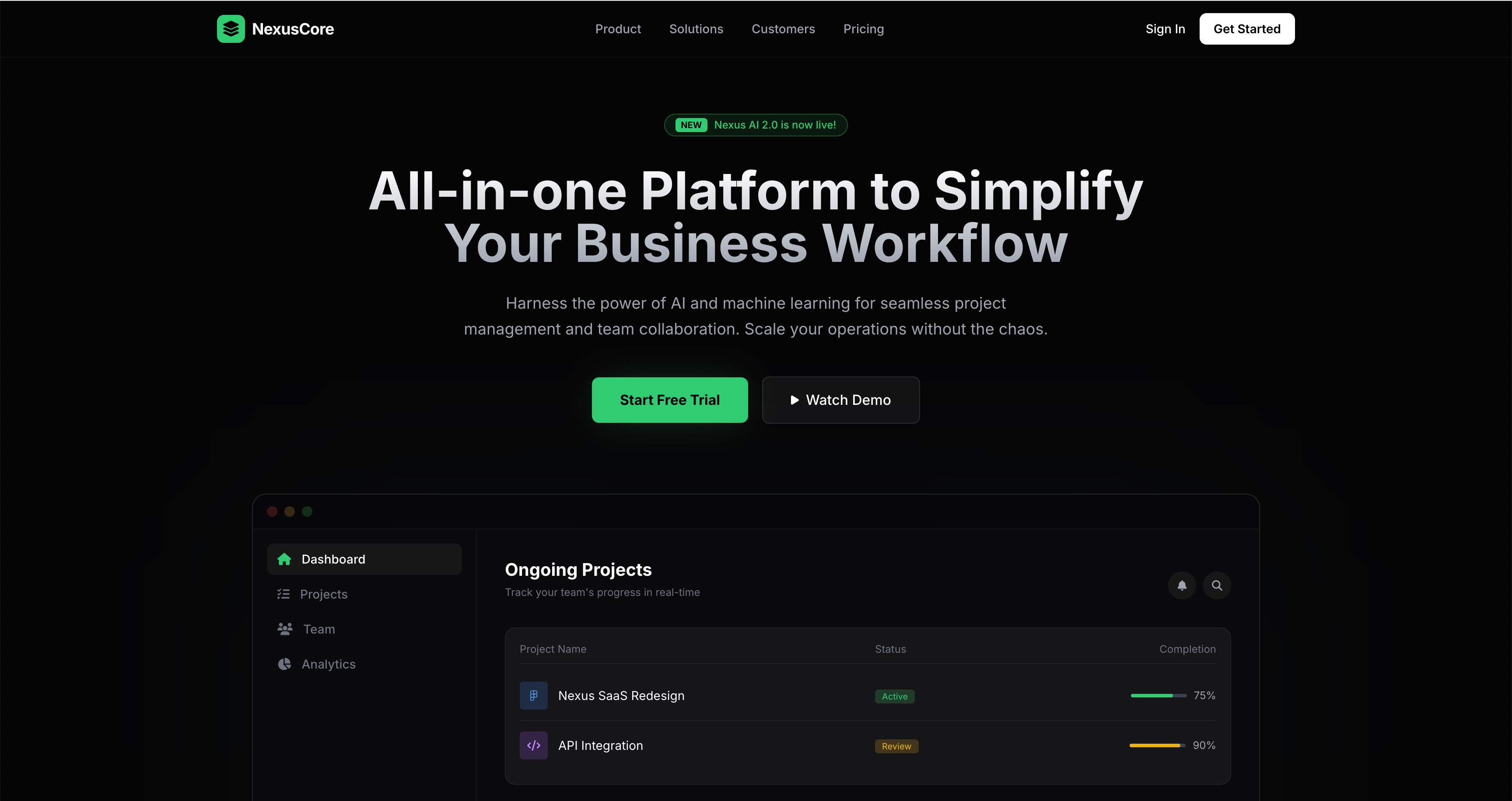 Landing Page Design design landing page ui web website