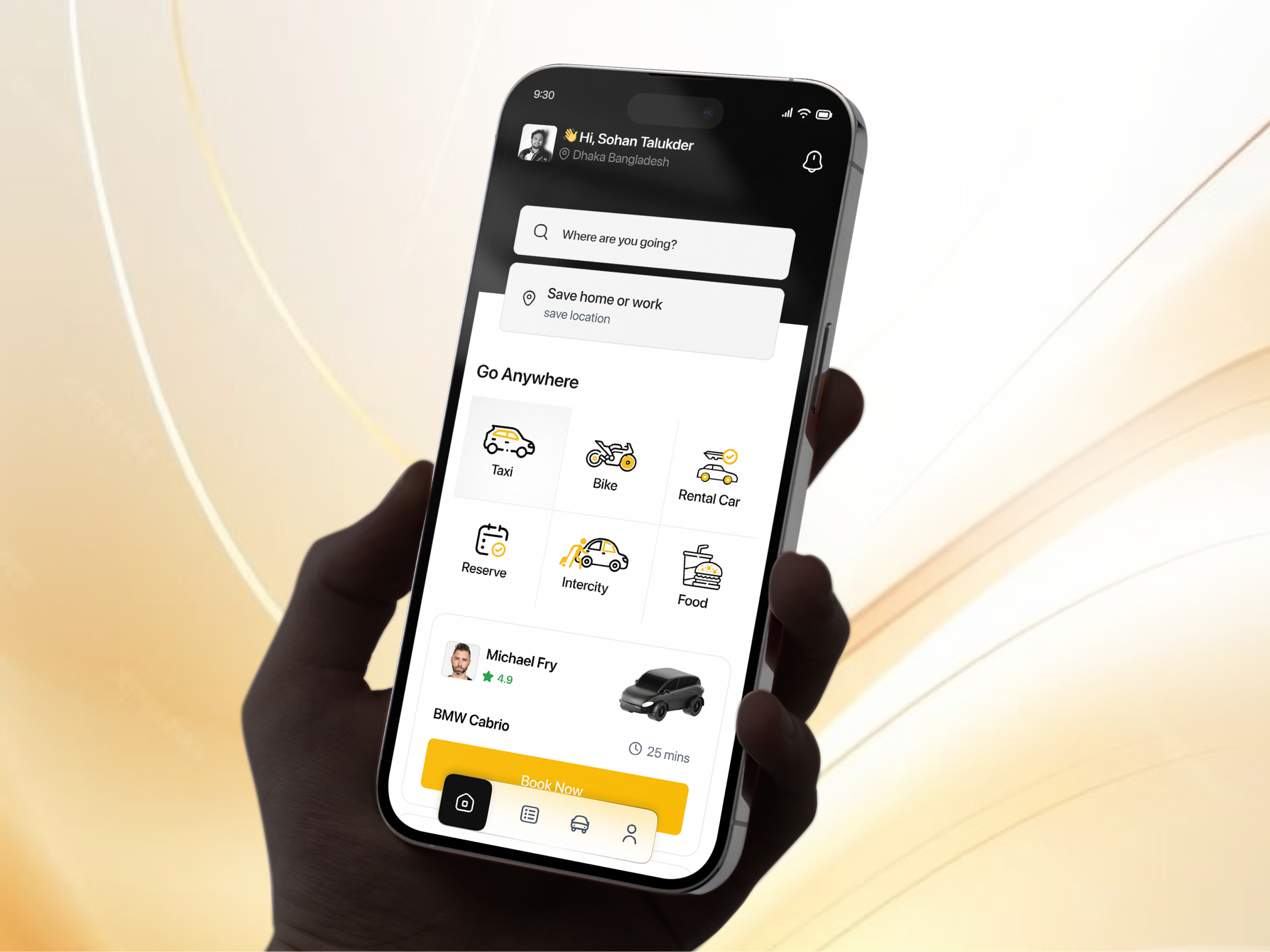 Example of Mobile App UI/UX Design