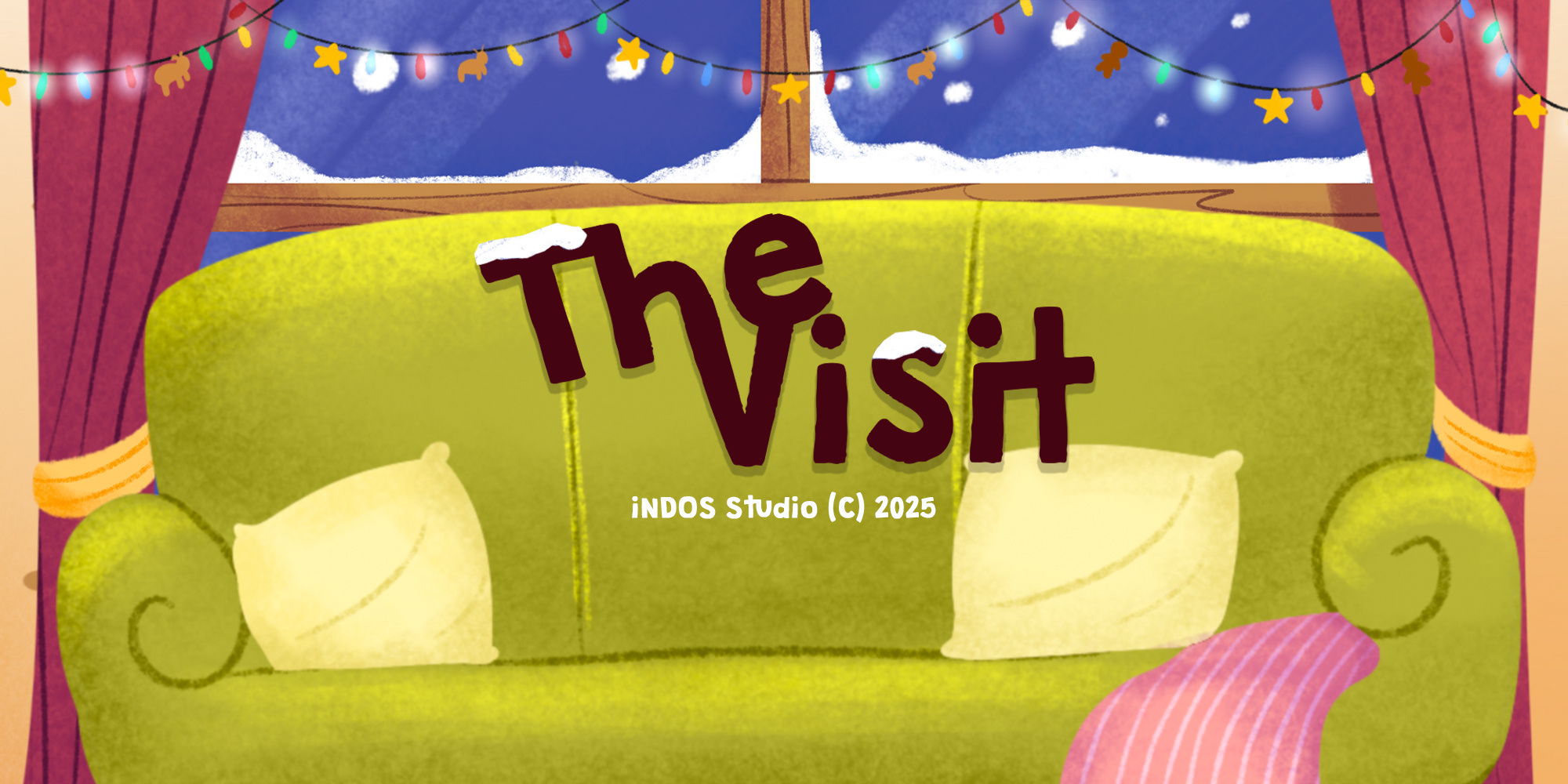 The Visit book branding cartoon character design children childrens book christmas colorful cute design graphic design holiday illustration kidlit kids storybook ui xmas