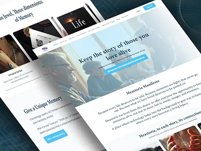 AI-Powered Storytelling & Memory Preservation Platform storytelling website ui ux web design web development