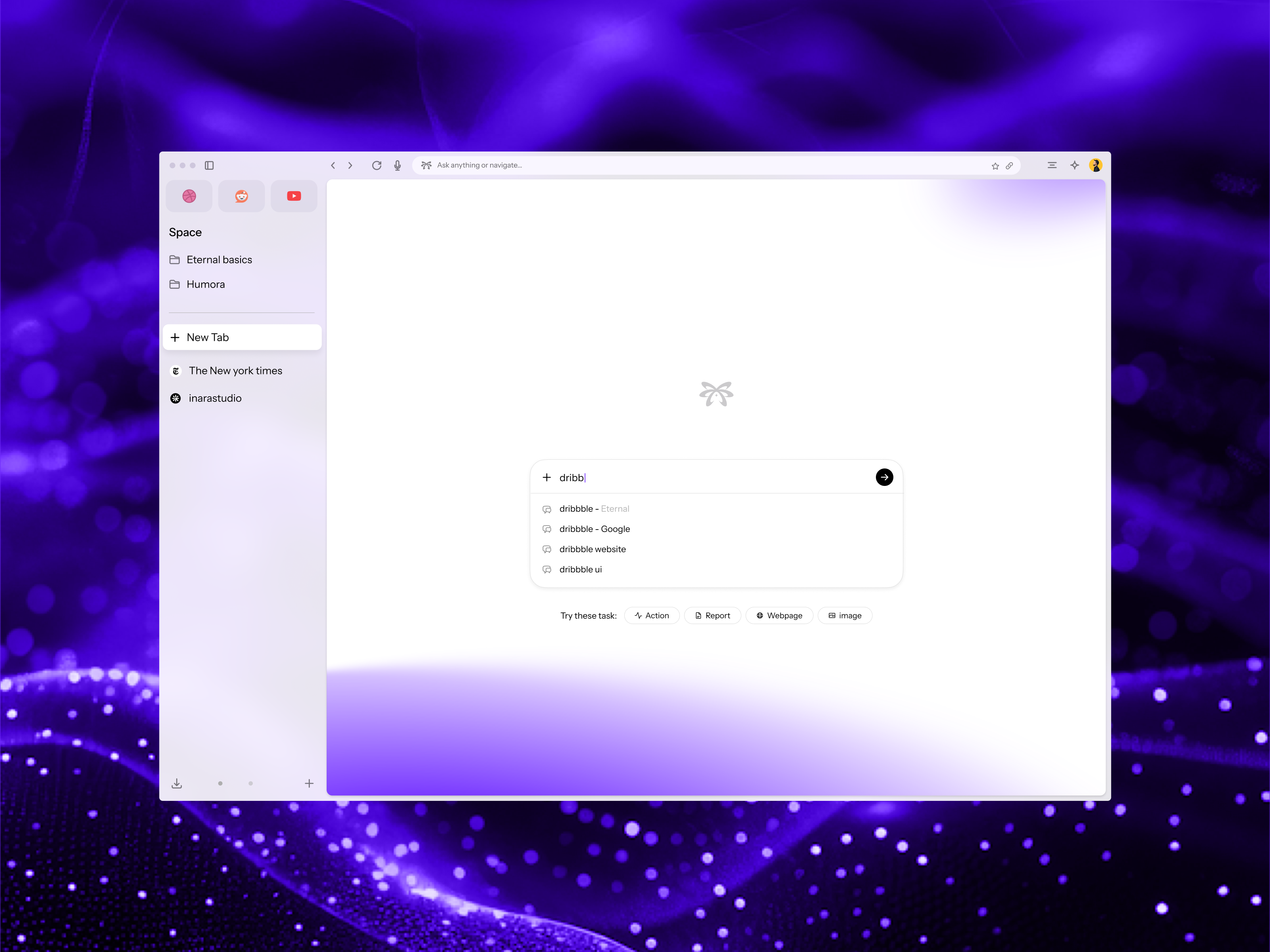 eternal - search flow design product ui ux web