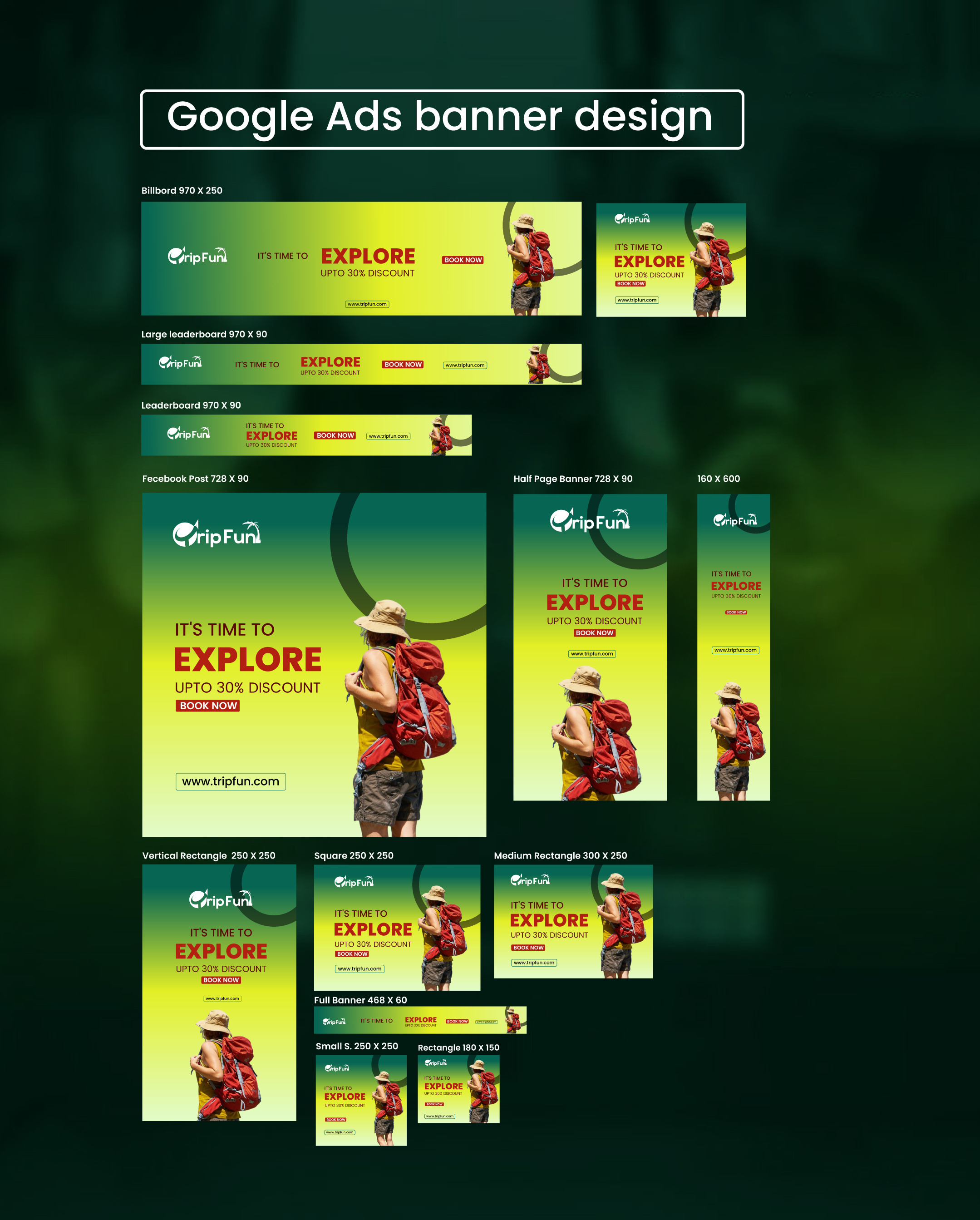 Example of Google Ads Creative Suite