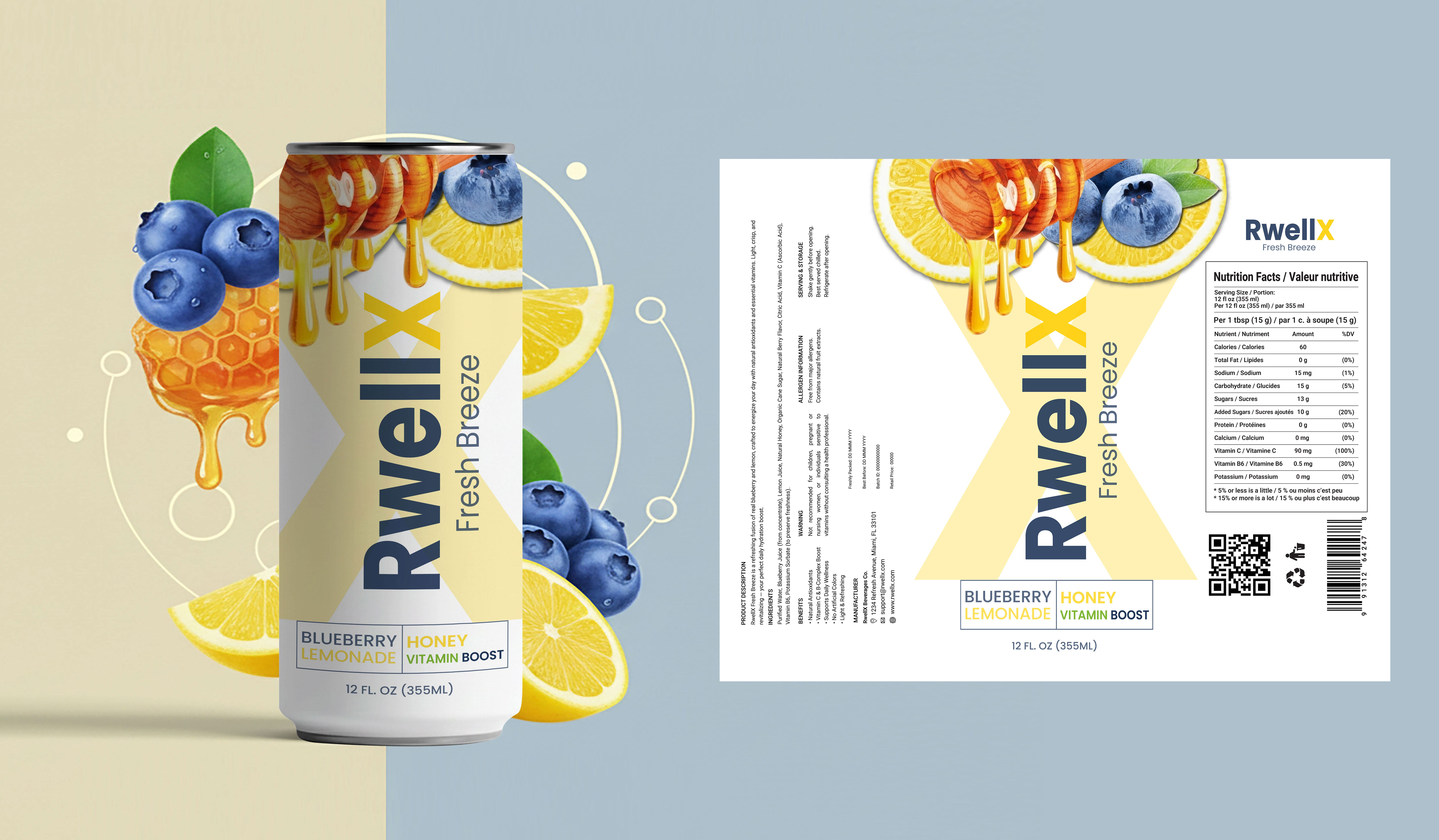 Example of Premium Fruit Packaging & Label Design