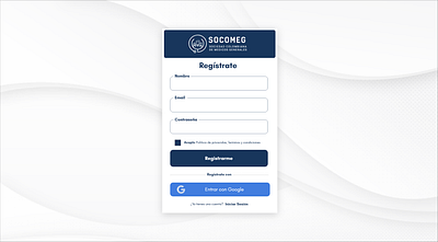 Sociedad Colombiana de Medicos Generales UI/UX Design Web