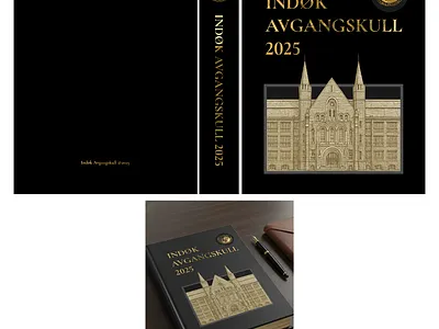 Yearbook Design for Norway’s #1 University book design yearbook