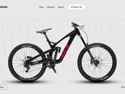 BikeMania - Bike Shop Website | Landing Page ai bike bikeshop branding concept design electric bike graphic design landing page modern design new in rebranding scooter shop web design