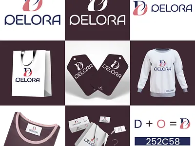DELORA — Fashion Brand Identity branding graphic design logo