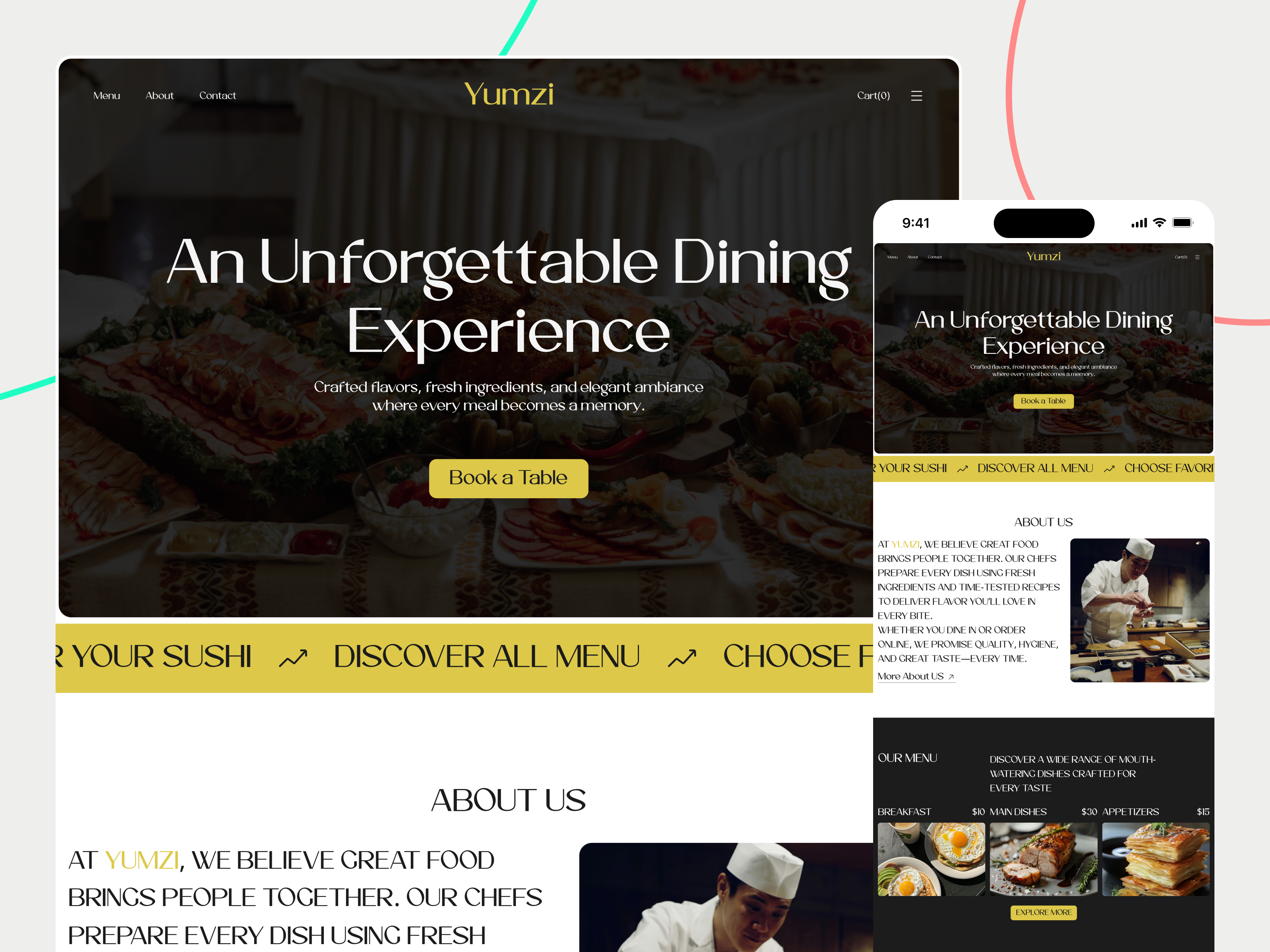 Example of Custom Website Design