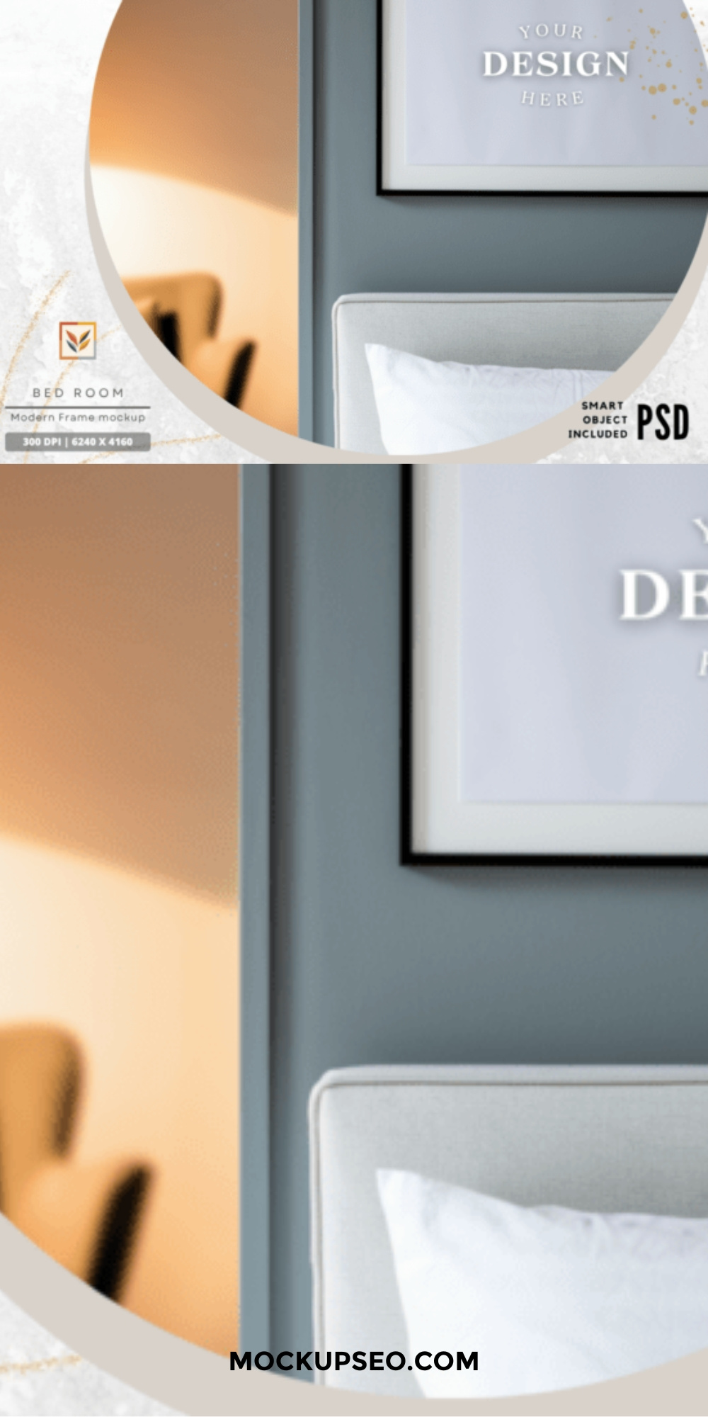 Minimalist Frame Mockups – Realistic Home Display for Art & Post art display branding frame mockup graphic design high resolution home decor illustration mockup portfolio poster mockup