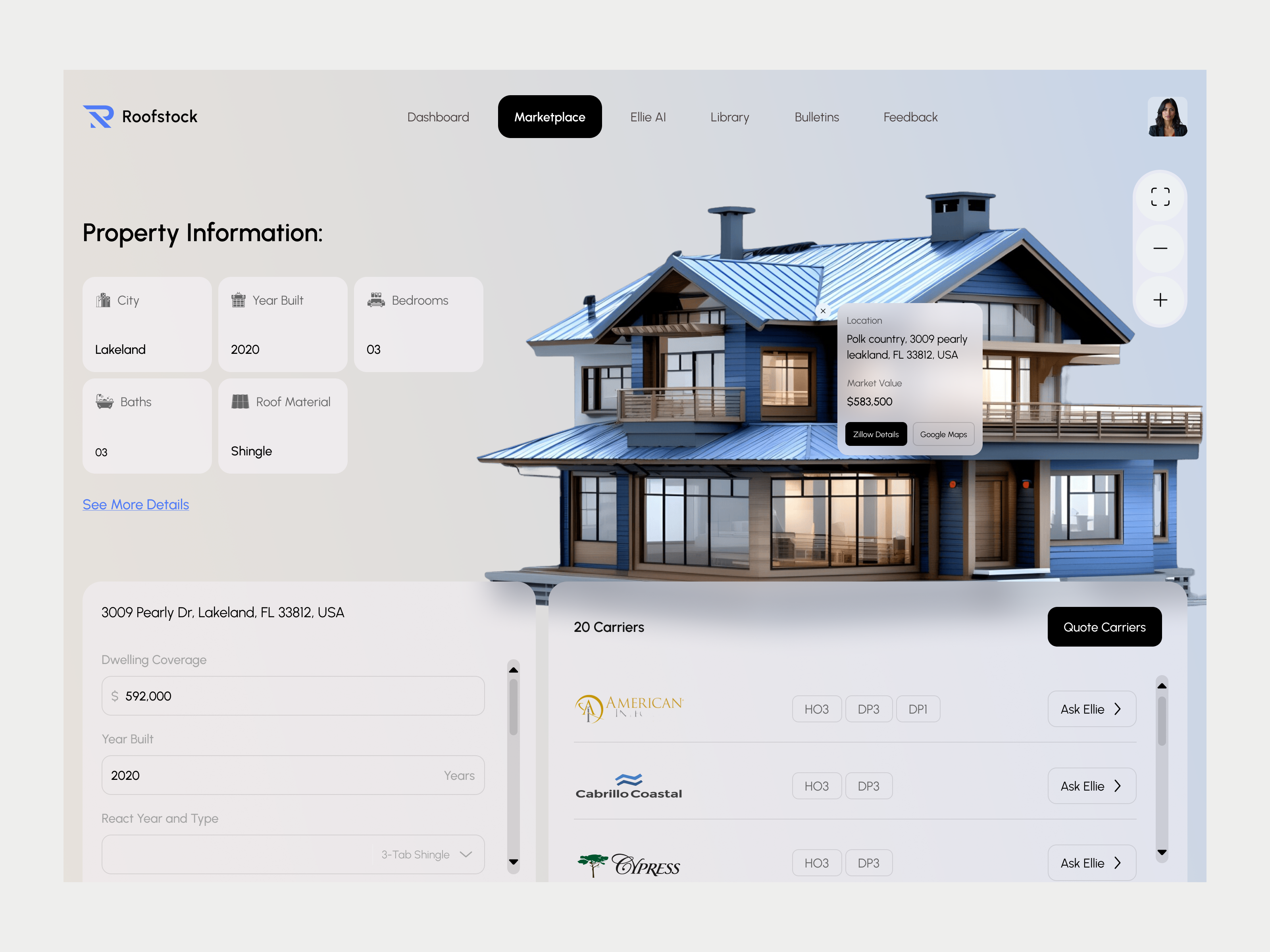 Real Estate Dashboard ai b2b business crm dashboard design management modern ui product design proptech real estate saas software ui ux web web app web design