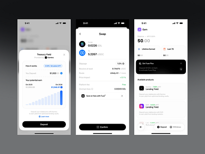 Wallet App Design