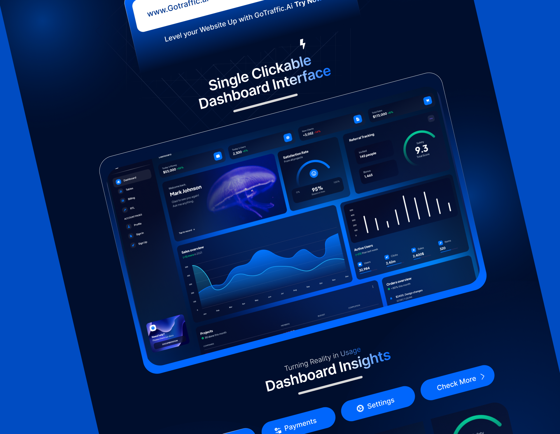 Example of Saas Landing Page