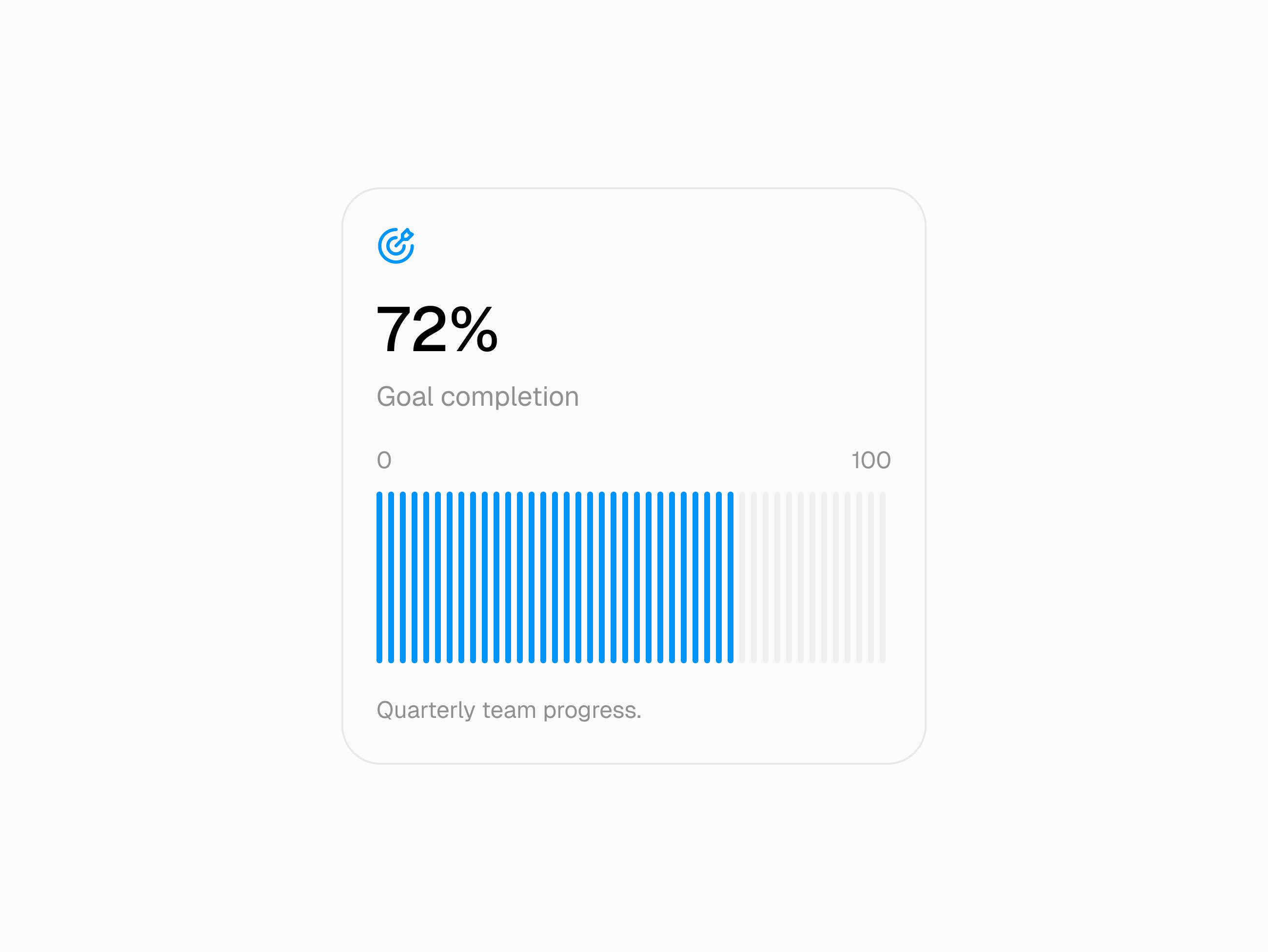 Goal completion widget component figma illustration product design software design ui design user experience user interface ux design web design widget