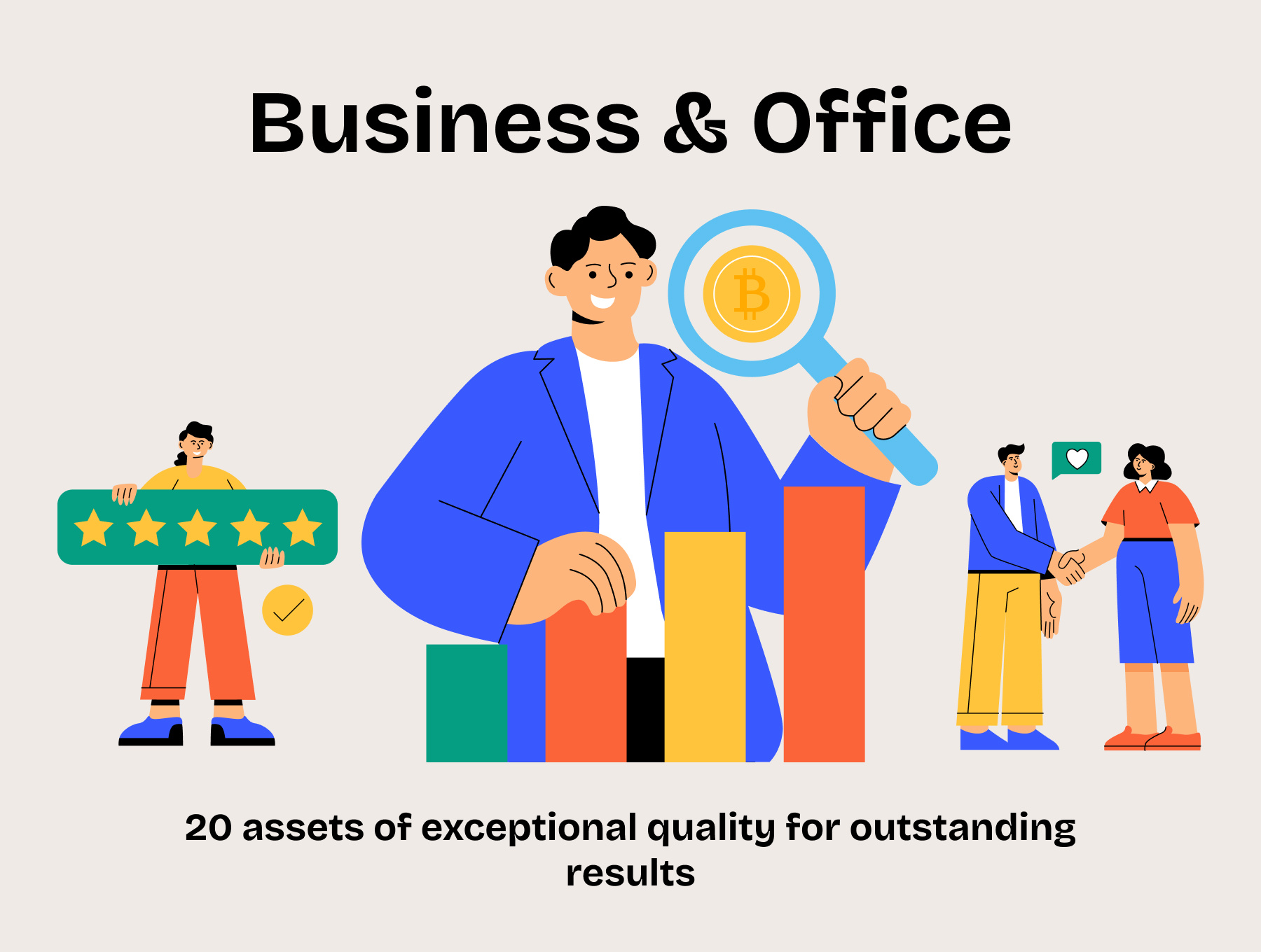 Business Growth & Office Analytics Illustration Set analytics branding business businessillustration corporate datavisualization finance fintech flatillustration growth marketing modernillustration officeillustration productivity saas startup teamwork uidesign uxui vector