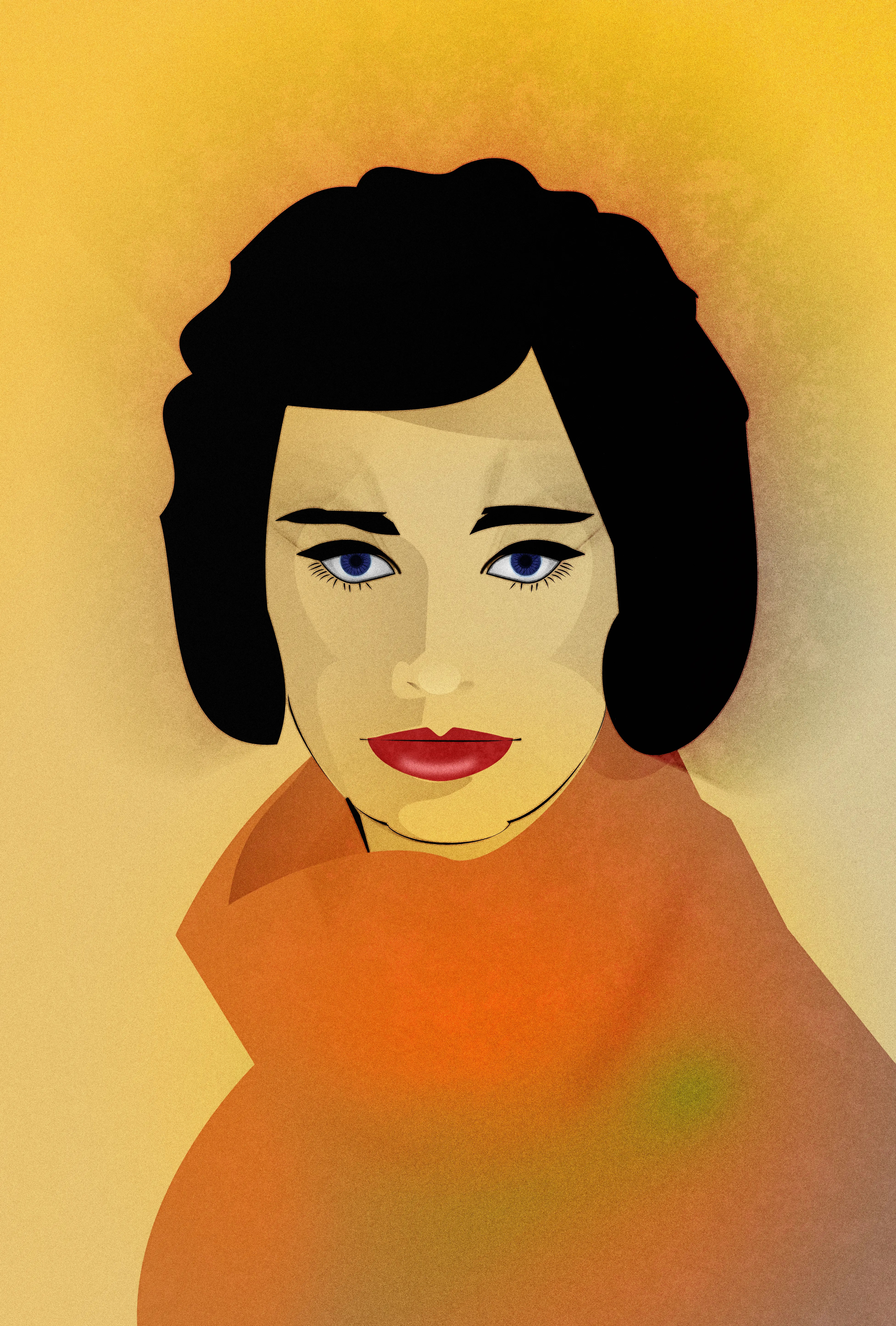 dooodle takeee 333 doodle girl head illustration shunte88 vector