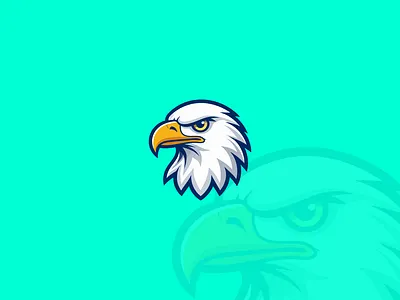 Eagle mascot logo design. branding design graphic design icon illustration logo vector