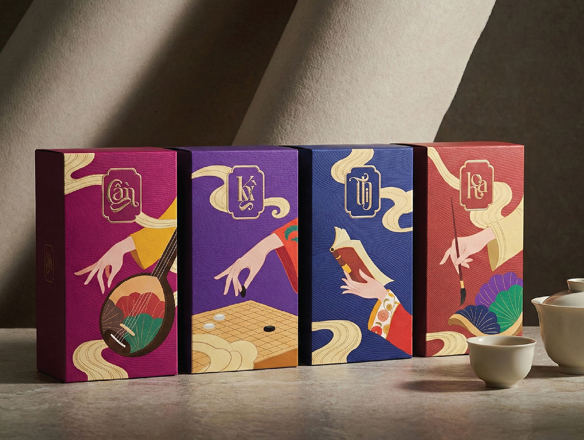 The Celestial Four Arts | Premium Tea Packaging