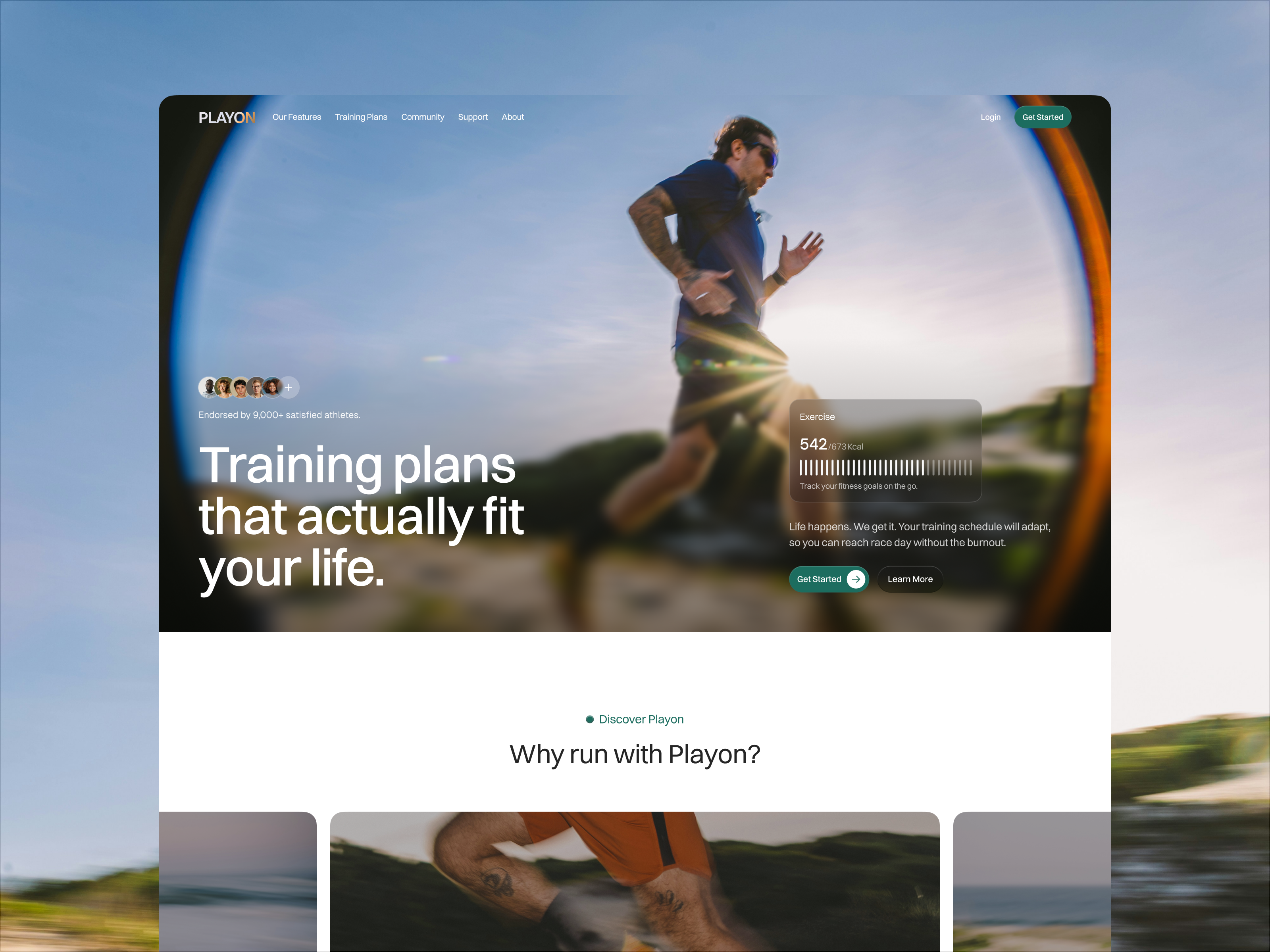 Example of Playon - Smart Training Companion