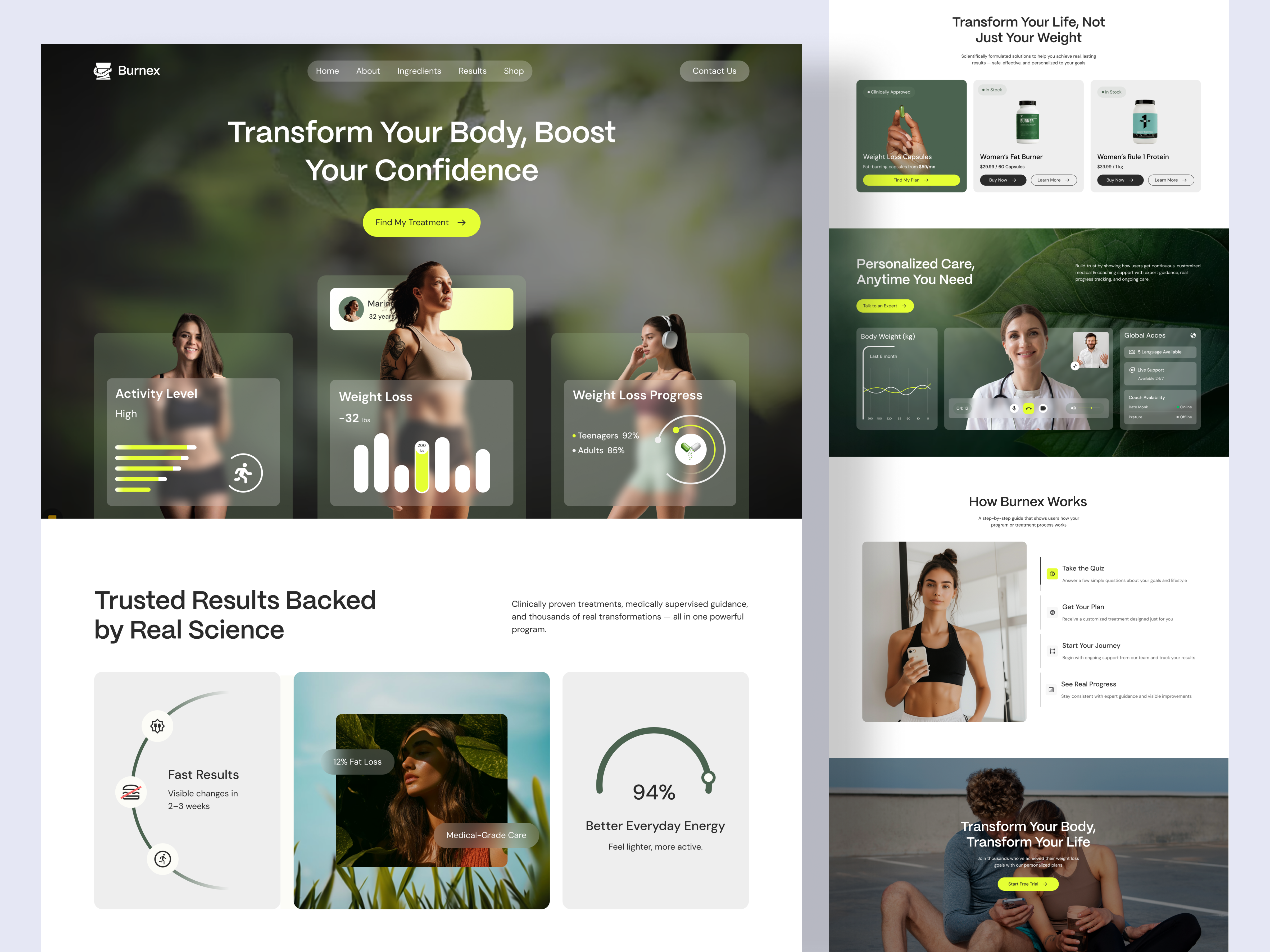 Weight Loss Website Design ai healthacre saas website corporate website framer website design healthcare website landing page design pharmacy website startup website telehealth and wellness telehealth website telehealth website design telemedicine website uiux designer web design webflow website design website design website designer weight loss landing page weight loss website weightloss website wellness website