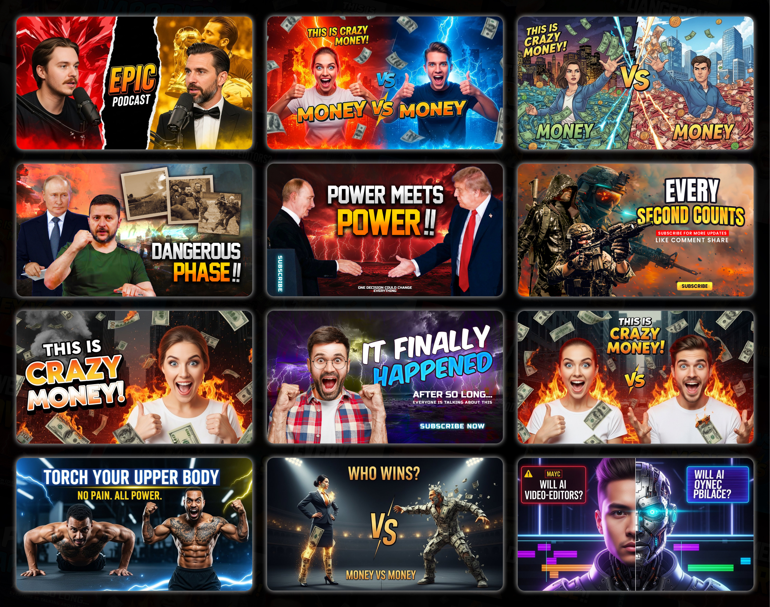 Example of High Ctr You Tube Thumbnail Design