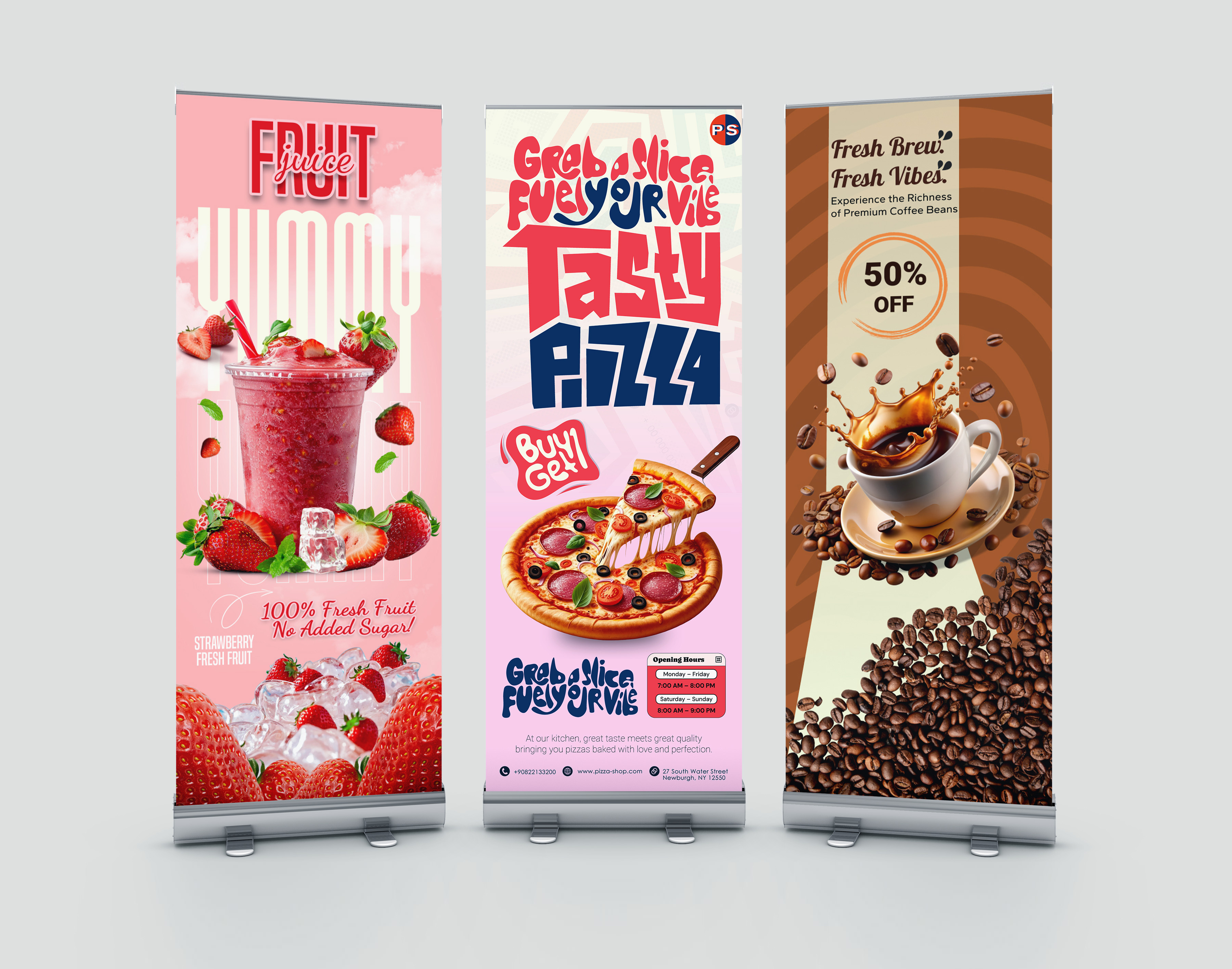 Roll-Up Banner Design ads advertising advertising design banner design corporate services graphic design marketing design print design promotional design roll up banner social media post visual branding