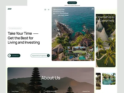 Medina Estate - Real Estate Landing Page companyprofile creativedesign dailyui designinspiration designportfolio desktop interactiondesign landingpage minimalistdesign moderndesign traveldesign travelinterface ui uidesign uiux ux uxdesign visualhierarchy webdesign website