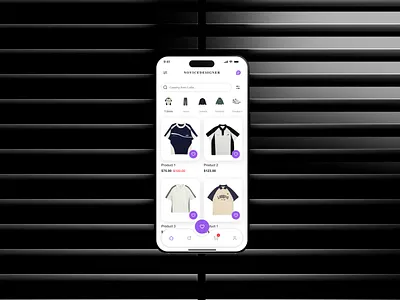 "NOVICEDESIGNER" - Modern Fashion Store UI