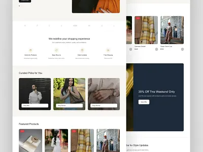 Modern E-commerce Website: Fashion & Lifestyle
