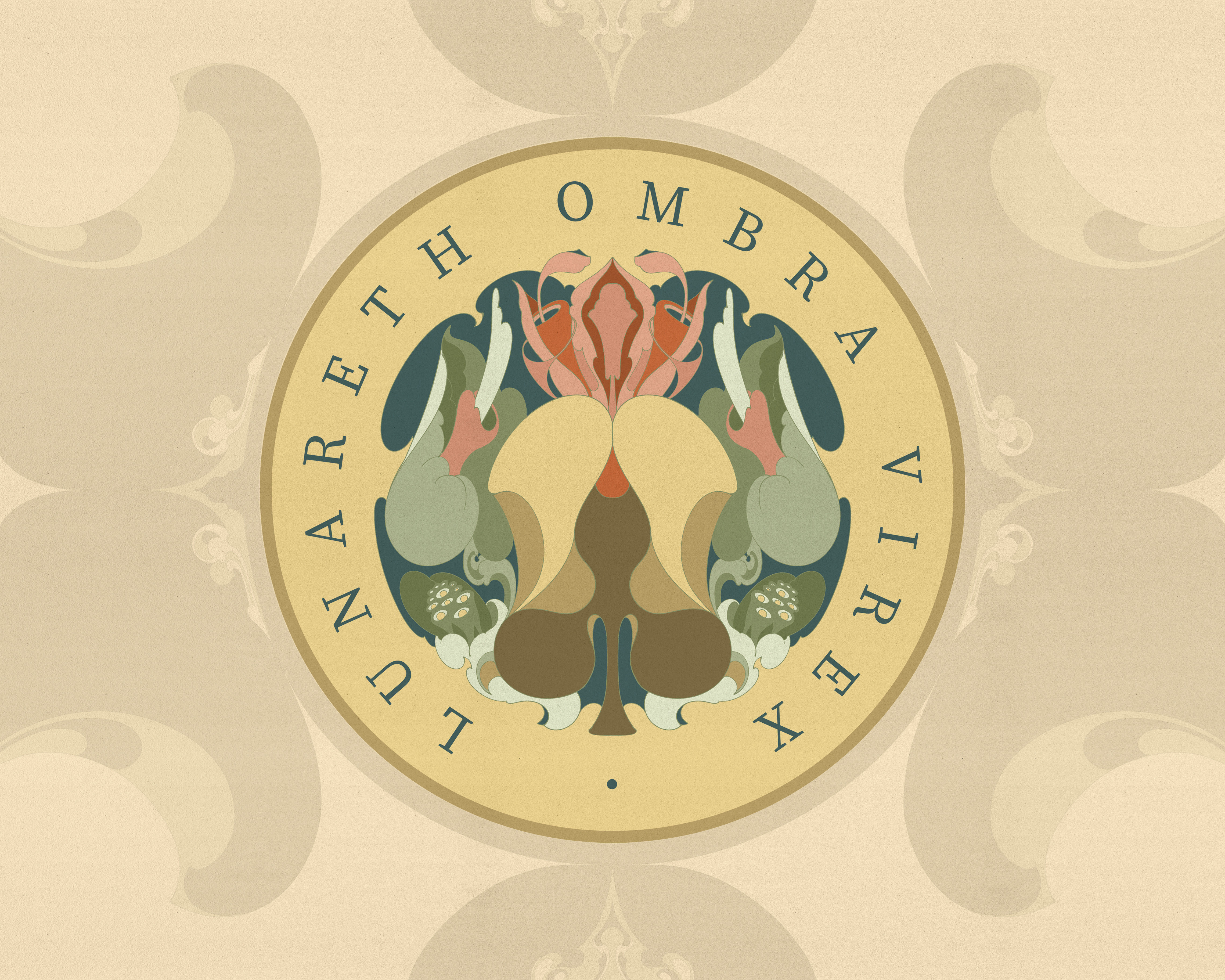 Example of Unique Vintage Retro Psychedelic Logo