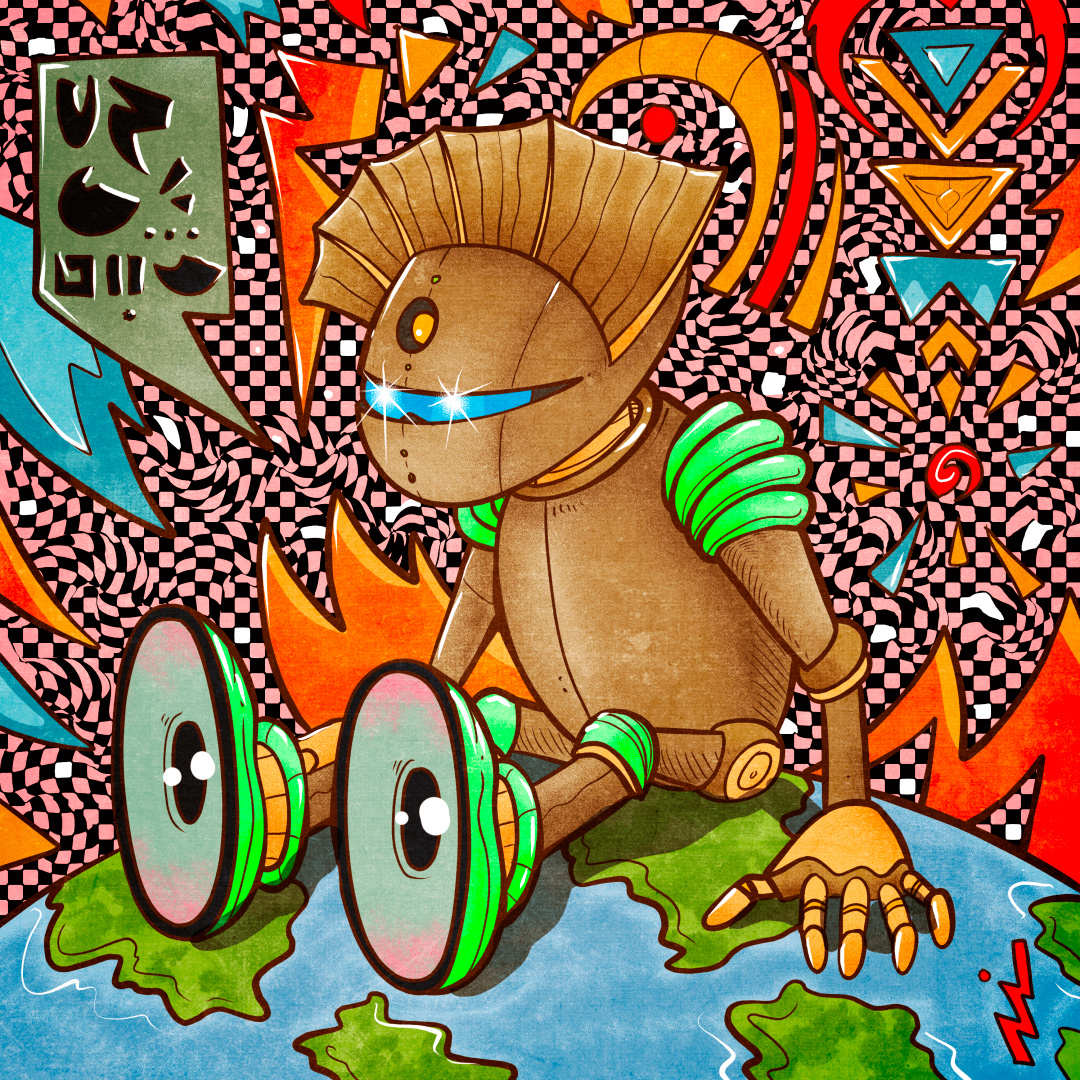 "Doodle Freak" art branding color pencil comic cover design doodle draw dream fantasy graphic design illustration manga robot space vintage water ink