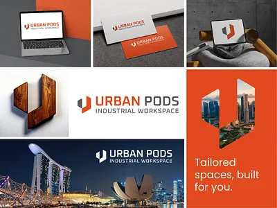Logo Design for Urban Pods : Industrial Workspace branding logo logo design
