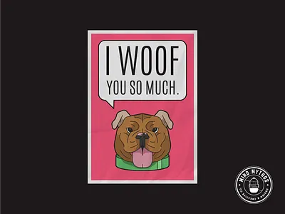 Puppy Love adobe illustrator design greeting card illustration illustrator valentines day