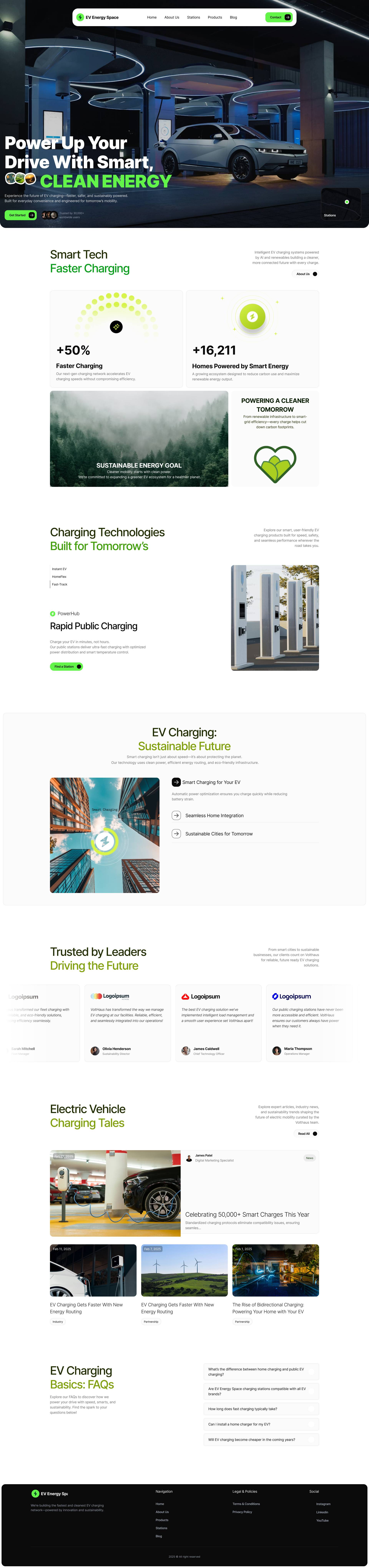 EV Energy Space - EV Charging Landing Page bmvsi cleanenergy dailyui dashboarddesign dribbble evcharging evenergy figmadesign greentech landingpage modernui productdesign sustainabledesign uidesign uiux uxdesign webdesign webflowdesign
