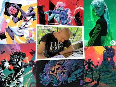 2025 Recap 2025 art portfolio art process hurca! art illustration style