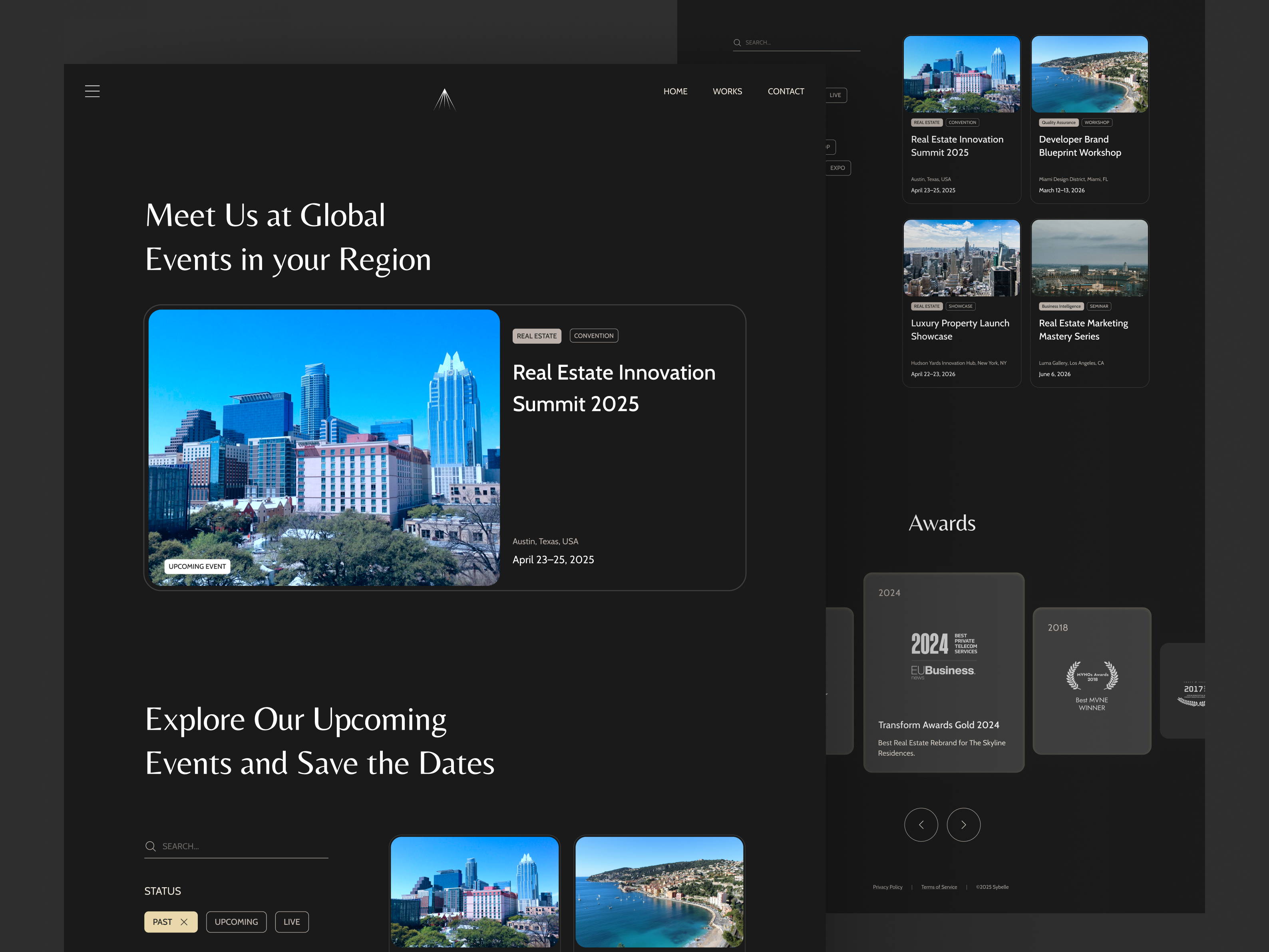 Example of Landing Page Design & Development