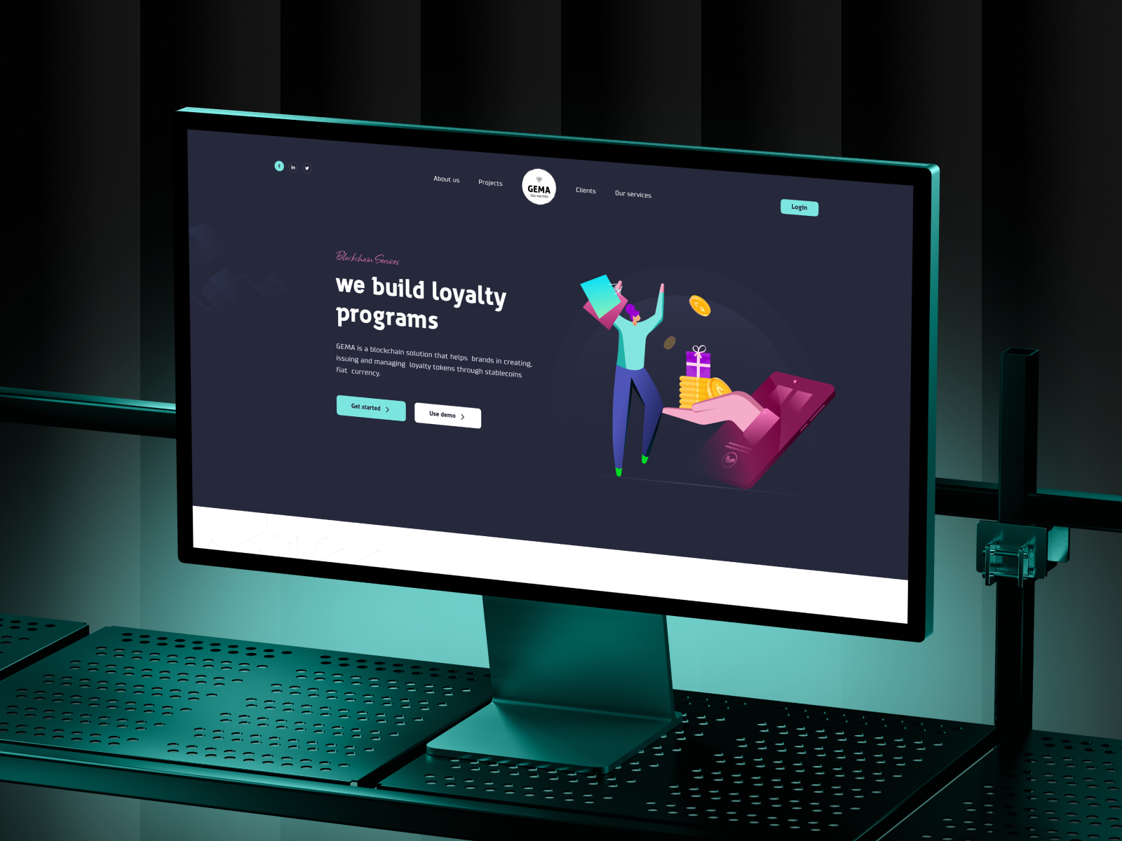 Example of Custom Website UI/UX Design (Figma)