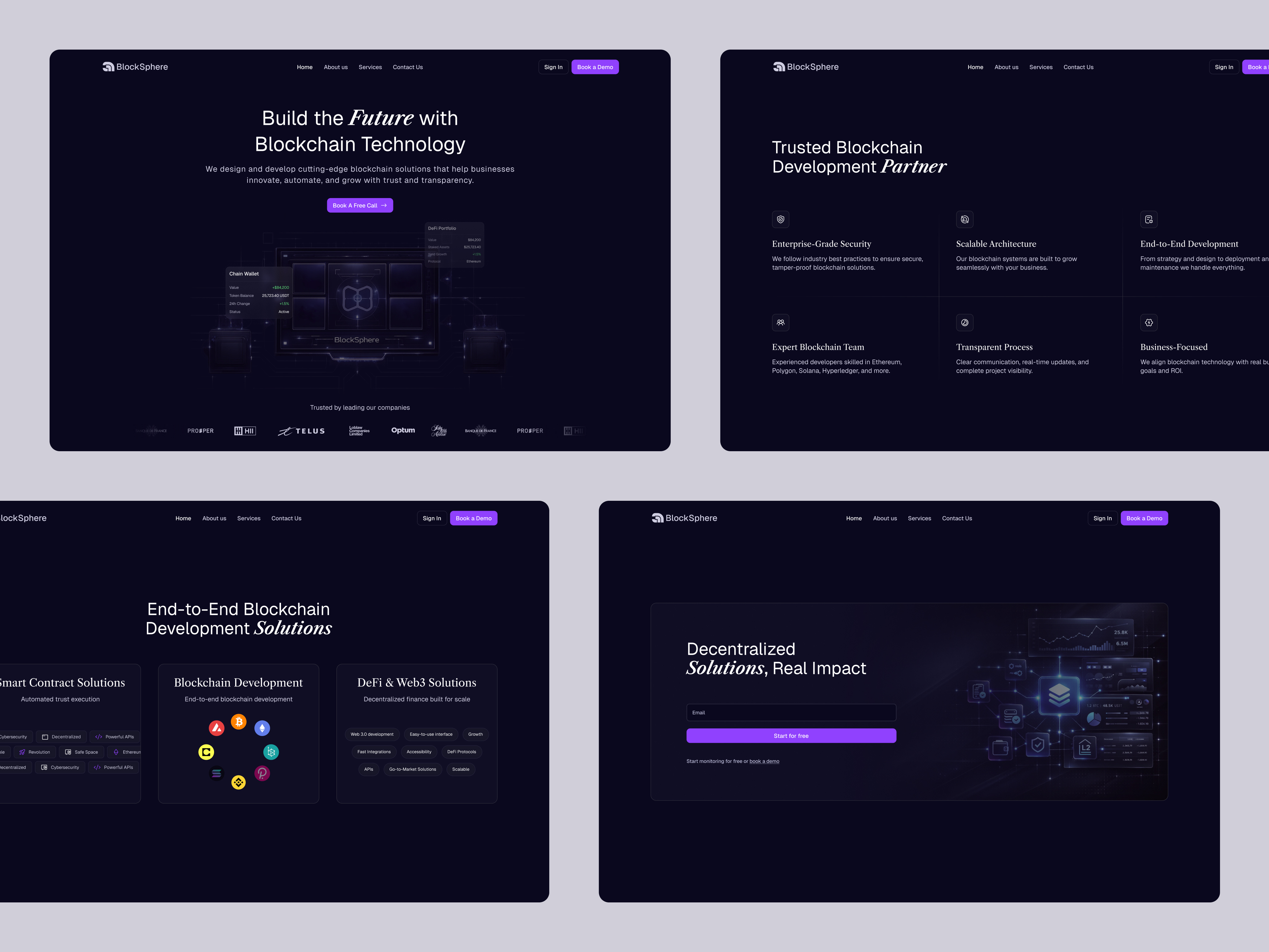 Example of Modern Website Design