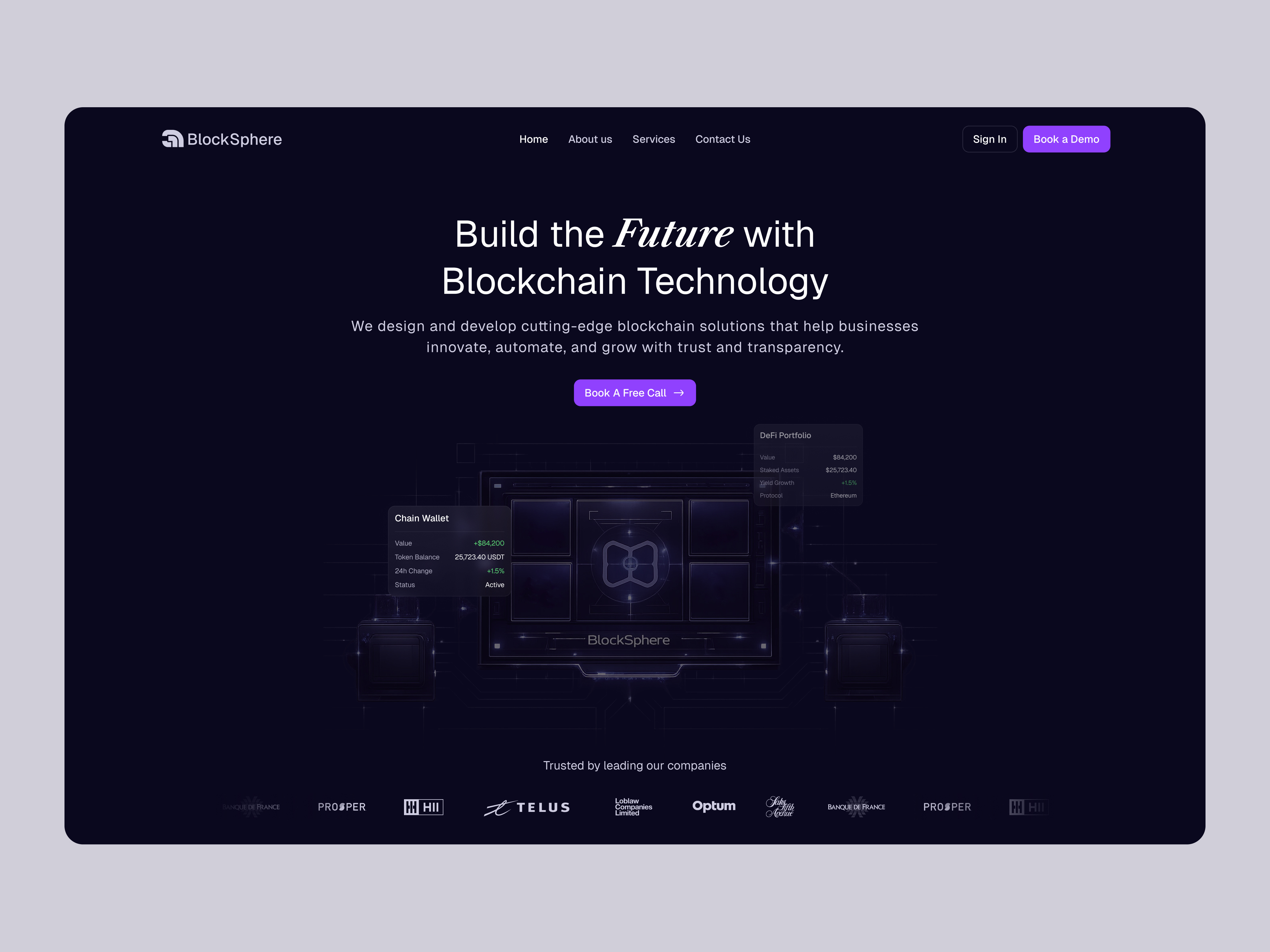 Example of Website Design & Development