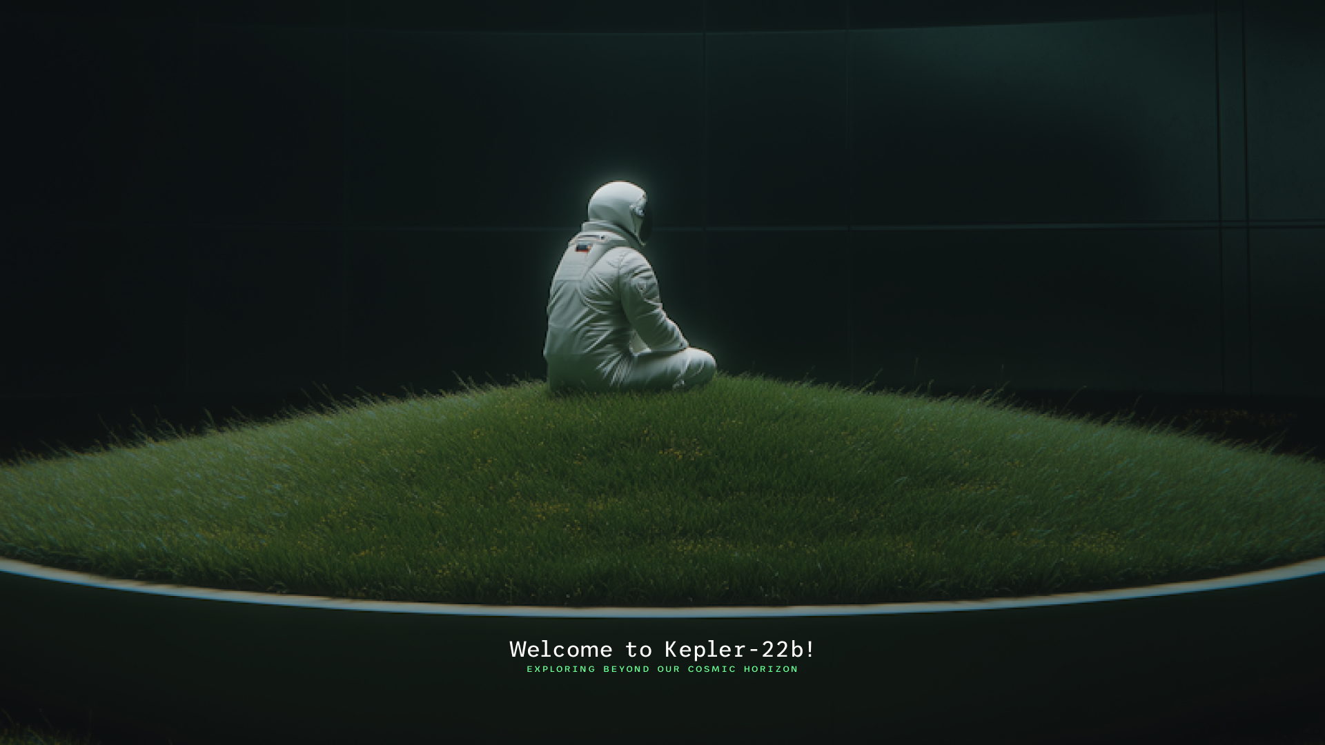 Kepler 22b - Space Exploration graphic design science fiction space space exploration ui web design