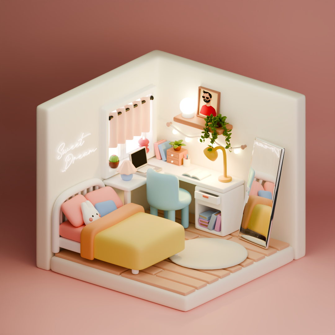 3D Room Design 3d art graphic design render