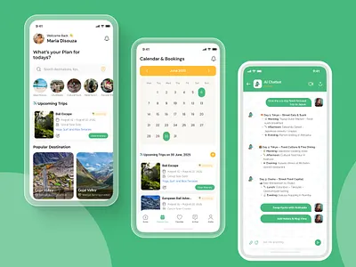 Plan Your Trip With AI adventure design graphic design trips ui ux