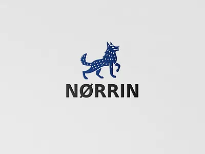 Norrin animal branding design forest freedom graphic design icon illustration logo logo design minimalist moonwolf nature norrin spirit strength vector wild wolf